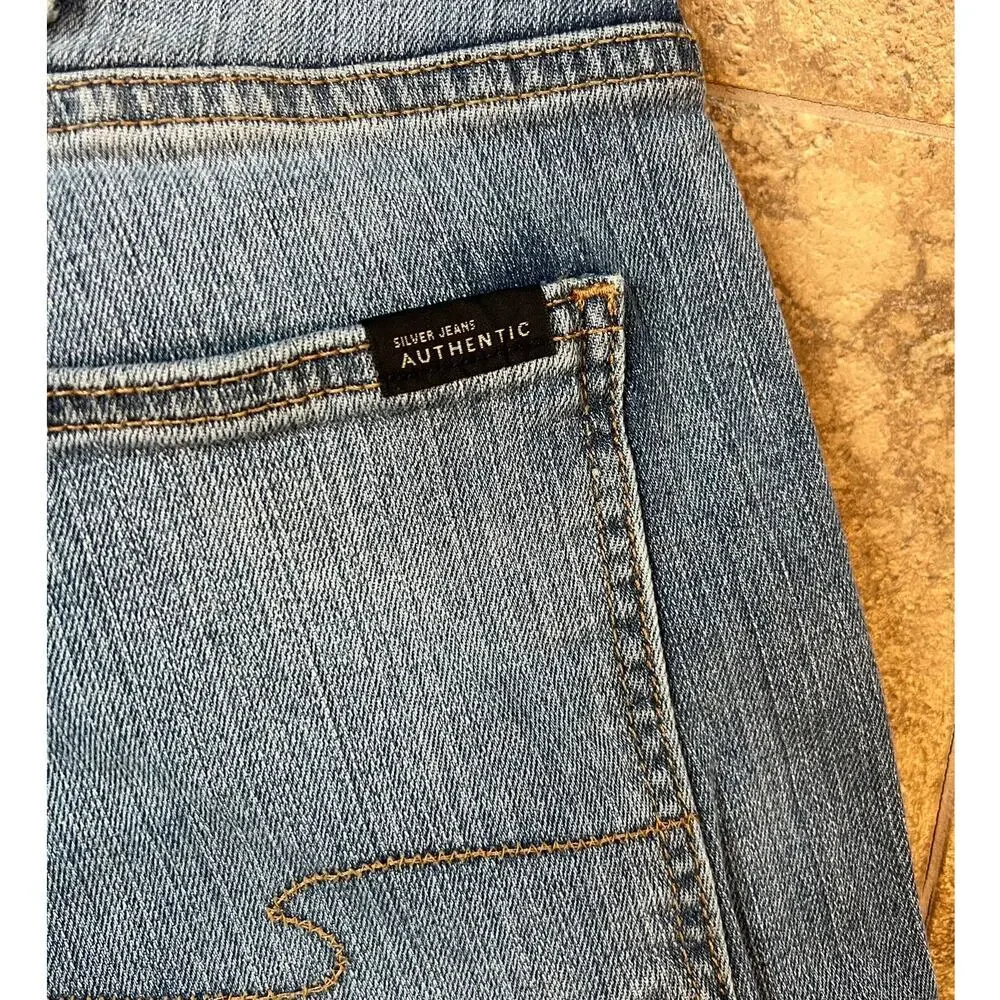 Silver Authentic The Relaxed Stretch Jeans, Men's W38 x 34L